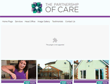 Tablet Screenshot of partnershipofcare.co.uk
